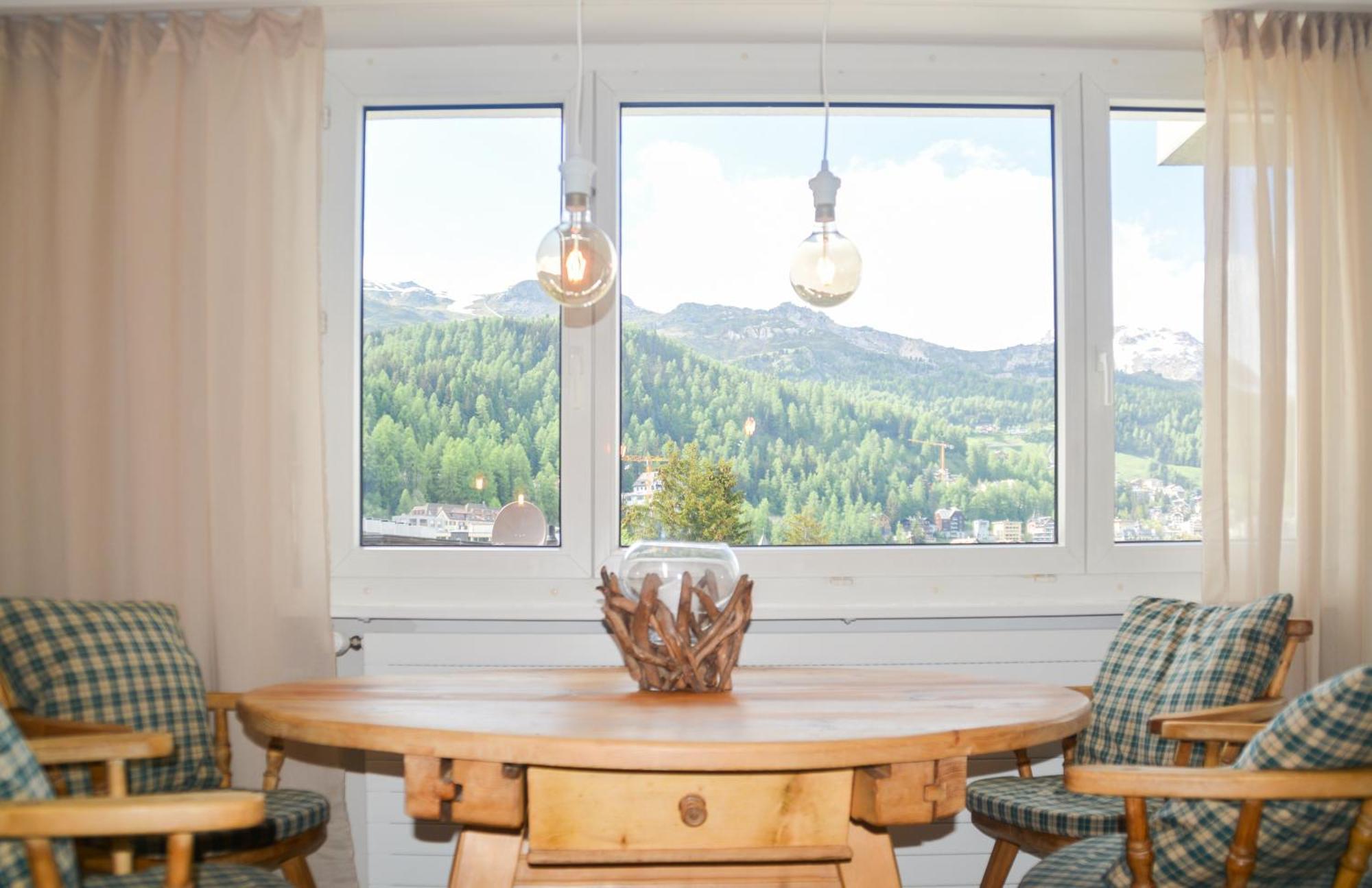 Swissme - Neu-Seeblick-Balkon-Parkplatz-Nahe Bergbahn Sankt Moritz Zewnętrze zdjęcie
